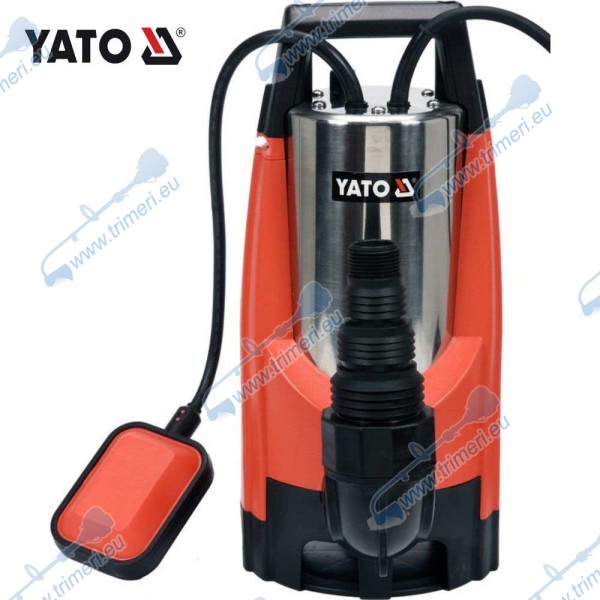 Потопяема помпа за чиста и мръсна вода, 1100 W, 1700л/ч, 1" YATO YT 85343